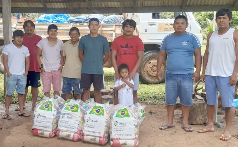 FUNAI: Funai distribui 20,3 toneladas de alimentos a famílias indígenas de Rondônia
