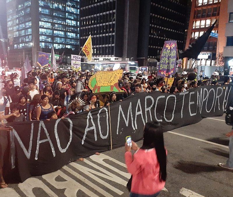 BRASIL DE FATO: Movimento indígena demanda julgamento do marco temporal: “vai definir o futuro de nossos povos”