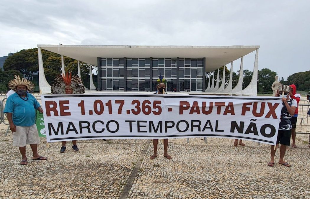 CIMI: Contra o marco temporal: Ato Político e pronunciamento dos povos indígenas￼