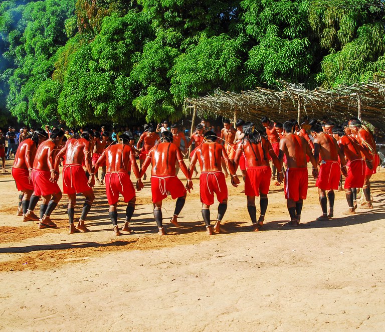FUNAI: No Mato Grosso, indígenas da etnia Xavante realizam rituais tradicionais