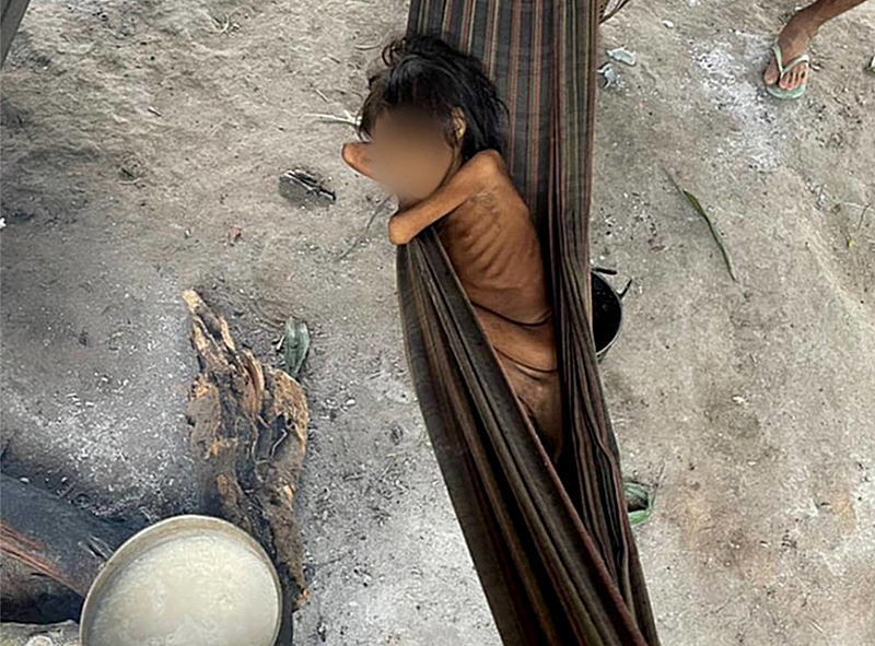 BRASIL DE FATO: Nove crianças Yanomami morrem por falta de atendimento em dois meses, diz associação