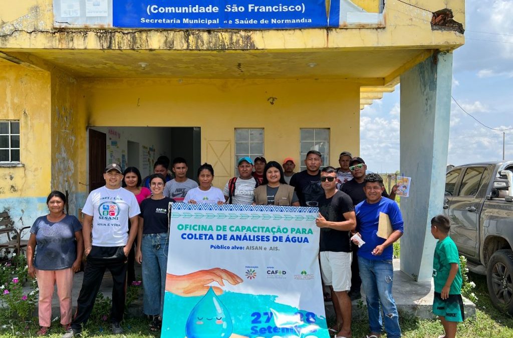 CIR: Conselho Indígena de Roraima, em parceria com a CAFOD executa Projeto Água no Polo Base São Francisco, região Baixo Cotingo, T.I Raposa Serra do Sol.