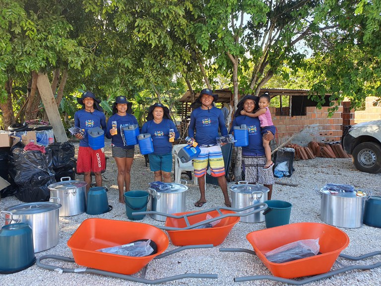 FUNAI: Funai fornece equipamentos em apoio à geração de renda na Terra Indígena Potiguara na Paraíba