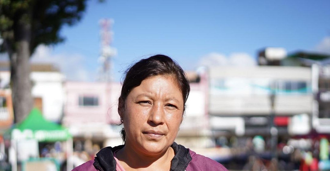 ONU: Una mujer indígena “valiente” que sueña con un espacio digno para trabajar y sobrevivir