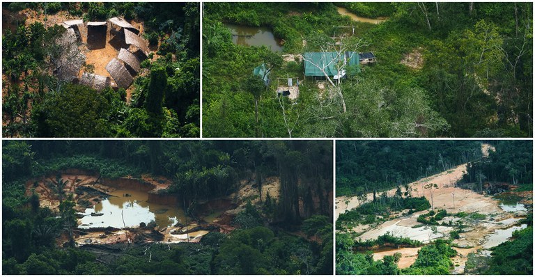 FUNAI: Ação coordenada encontra garimpo próximo a povos isolados na TI Yanomami