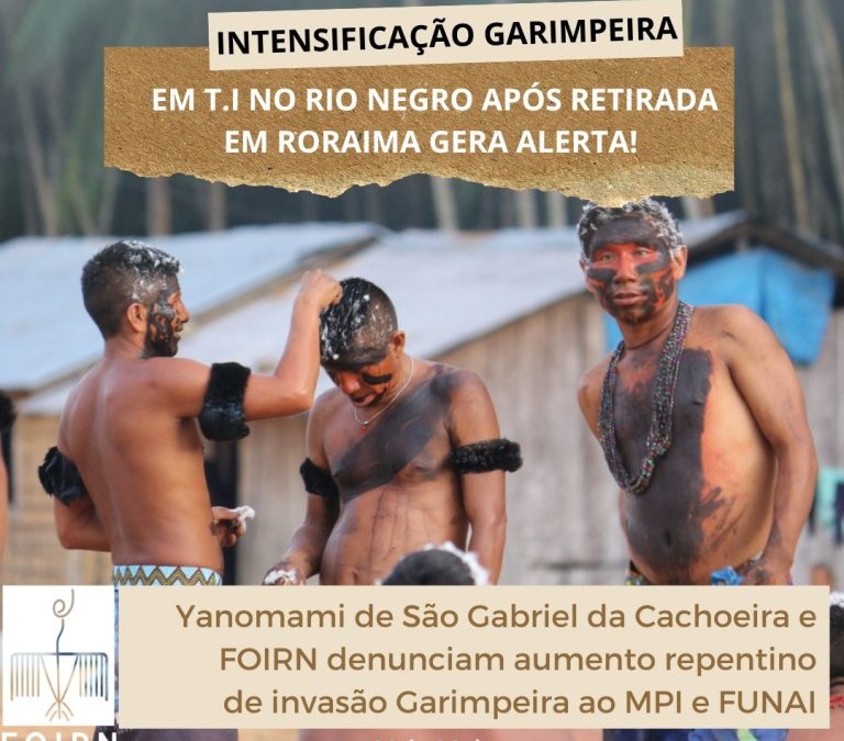 FOIRN: Intensificação garimpeira em Terra Indígena no Rio Negro depois da ação de retirada em Roraima gera alerta!