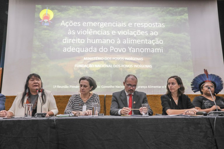 FUNAI: Joenia Wapichana participa da reabertura do Conselho Nacional de Segurança Alimentar
