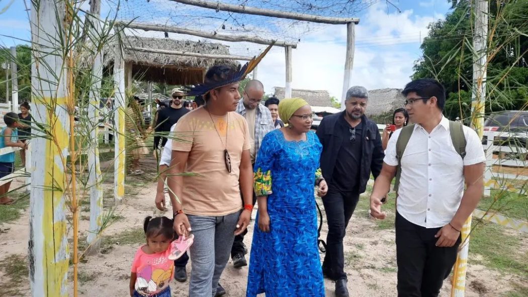 CIMI: Em visita histórica, indígenas da comunidade Pium recebem a assessora Especial da ONU