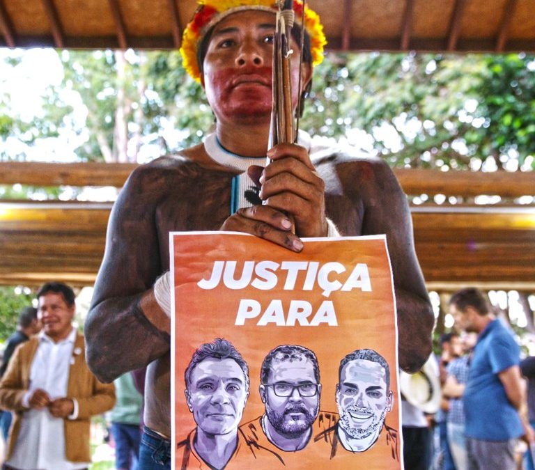 FUNAI: Com a presença de servidores da Funai, evento pede justiça pelo assassinato de Bruno e Dom