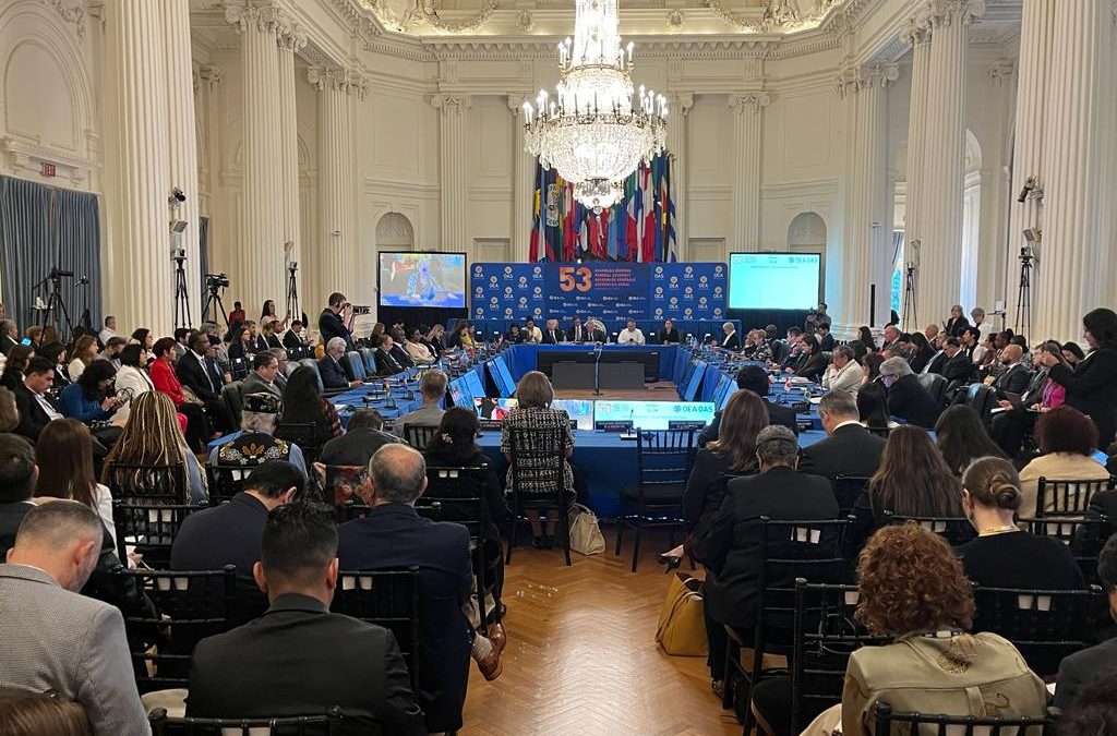 IEPÉ: IEPÉ E RCA PARTICIPAM PELA PRIMEIRA VEZ DE ASSEMBLEIA DA OEA