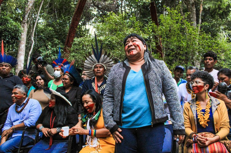 FUNAI: Funai, MPI e lideranças indígenas se reúnem em ato histórico na Aldeia Pé do Monte Pascoal, na Bahia