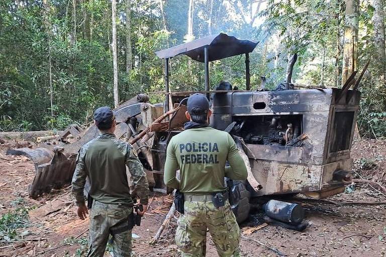 FOLHA DE S. PAULO: PF deflagra operação contra garimpo de ouro e diamantes em terras indígenas