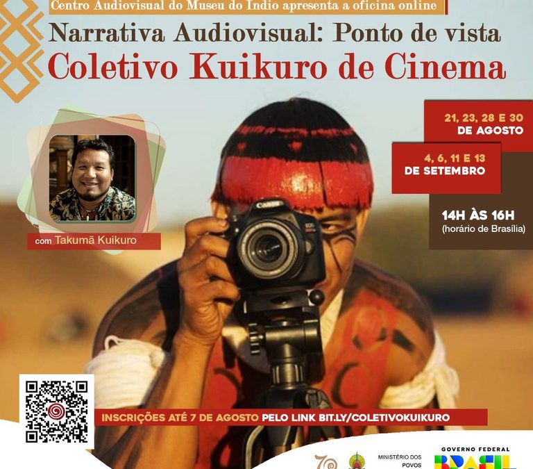FUNAI: Centro Audiovisual do Museu do Índio promove oficina virtual com o cineasta Takumã Kuikuro