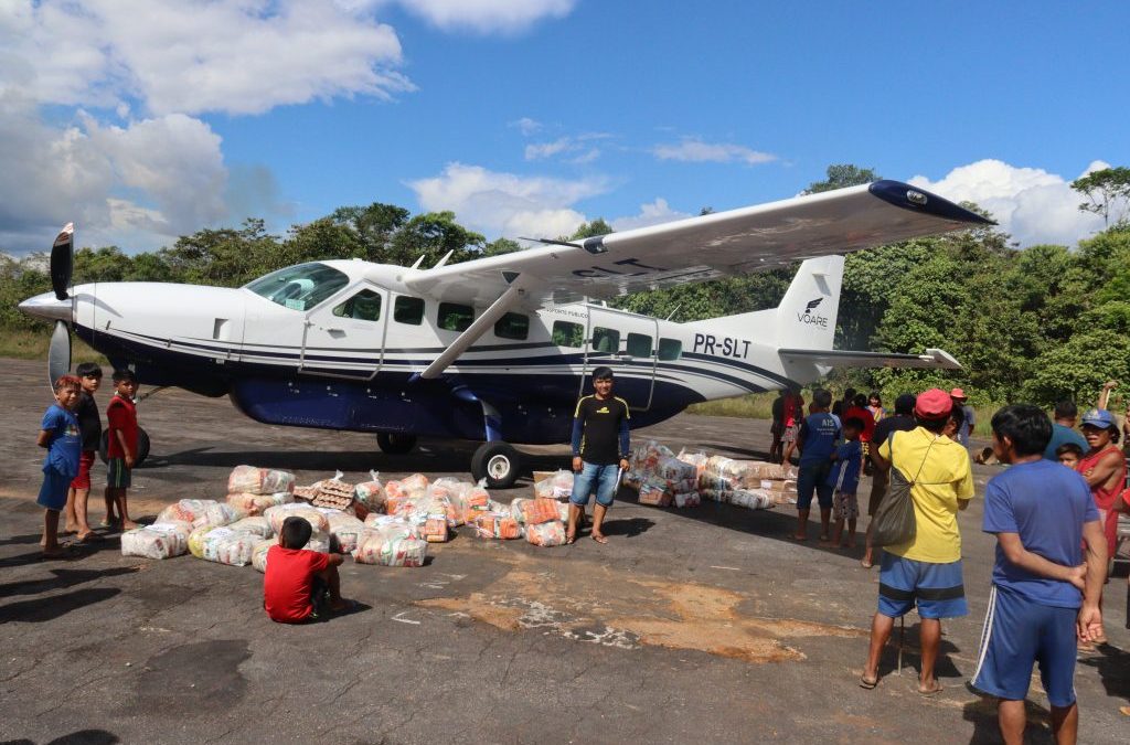 CIR: CIR realiza entrega de alimentação na região de Auaris, TI Yanomami