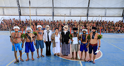 STF: Presidente do STF e do CNJ visita povo yanomami na Aldeia Maturacá, no Amazonas