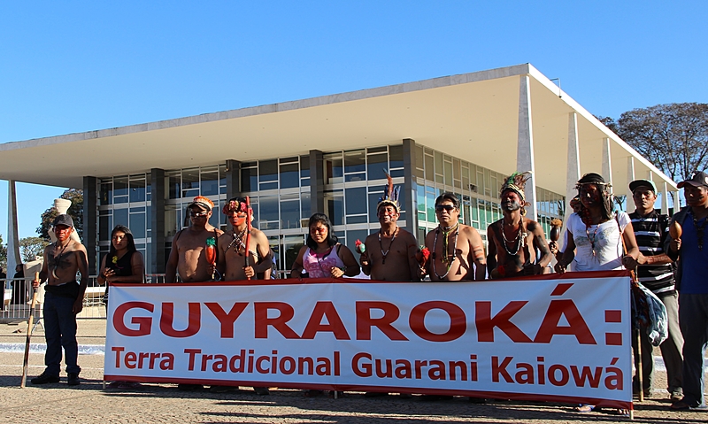 BRASIL DE FATO: Validação do marco temporal pode agravar violência contra os Guarani Kaiowá, temem indígenas; STF retoma julgamento nesta quarta