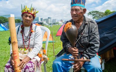 CIMI: Tito e Miguela Vilhalva, anciões Guarani Kaiowá, são homenageados em exposição da ONU