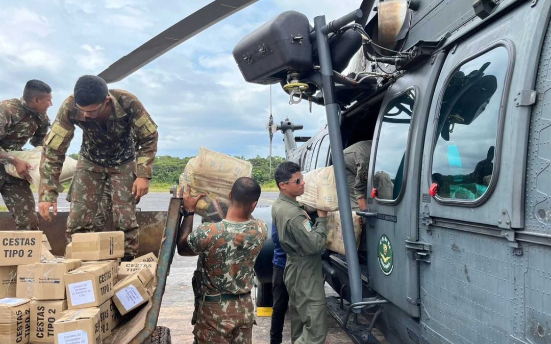 MMA: Defesa soma 766 toneladas de ajuda humanitária e R$ 55 milhões em apreensões e multas no território Yanomami