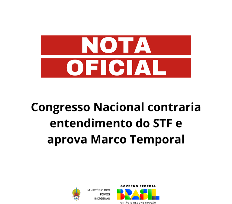 FUNAI: Congresso Nacional contraria entendimento do STF sobre o marco temporal Direitos Originários