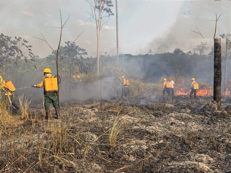 FUNAI: Funai, Ibama, Polícia Federal e Força Nacional combatem incêndios criminosos na Terra Indígena Apyterewa, no Pará