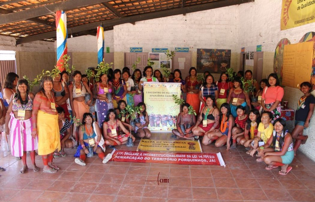 CIMI: Mais de 50 lideranças participam do I Encontro de Mulheres Apanjêkra-Canela, no Maranhão