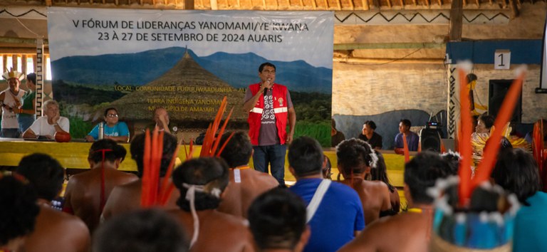 MINISTÉRIO DA SAÚDE: Ministério da Saúde apresenta balanço das ações no território Yanomami em fórum de lideranças