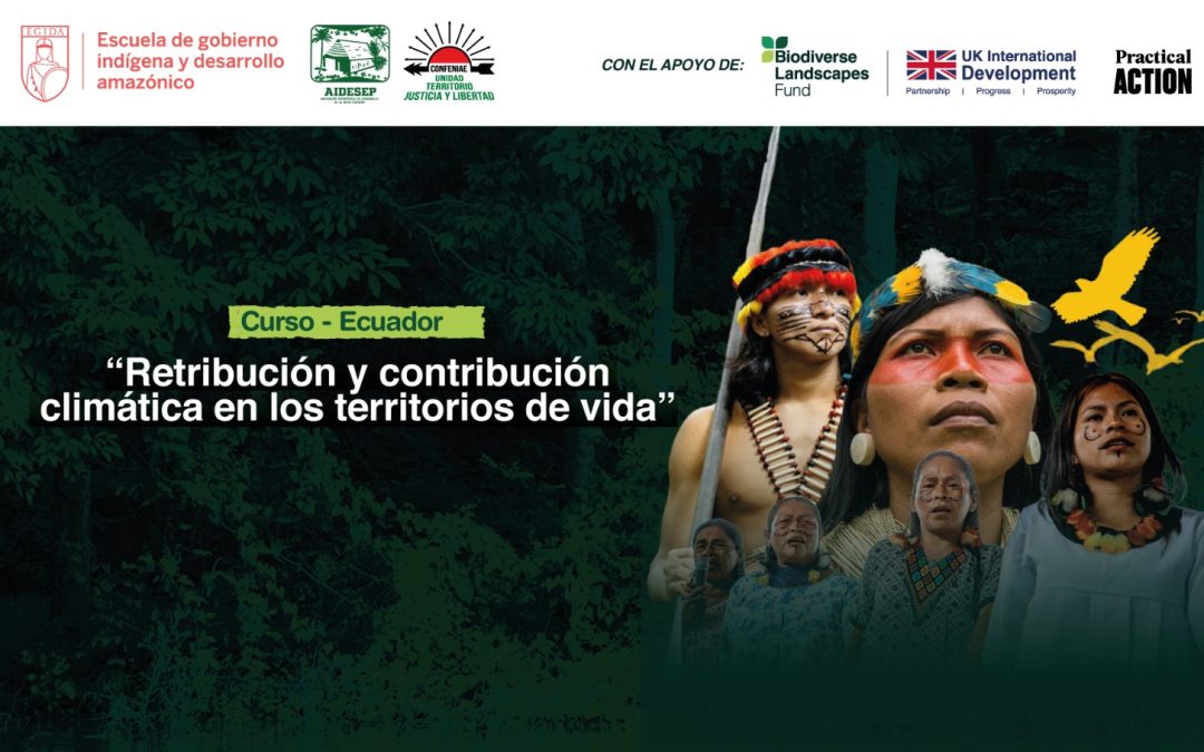 COICA: EGIDA lanza curso de especialización en Ecuador con el apoyo del BLF Andes Amazónico