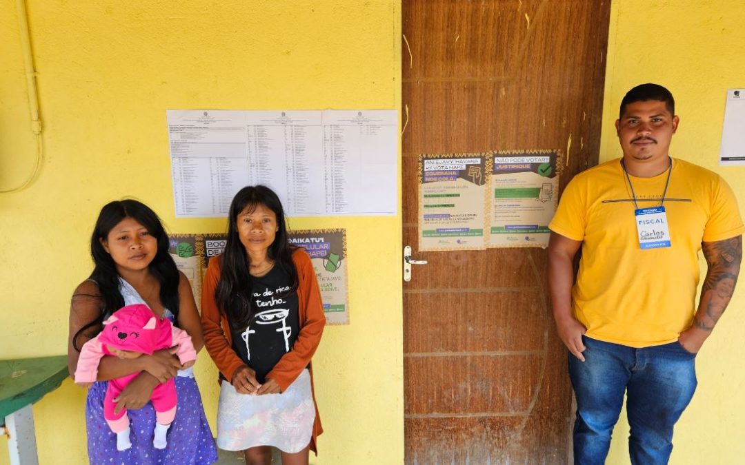 CNJ: Cartazes em idiomas indígenas auxiliaram votação de Guaranis em Aracruz/ES