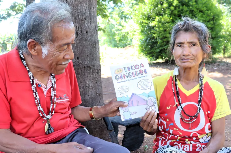 BRASIL DE FATO: Casa de reza incendiada na Aldeia Mbya Guarani de Erval Seco (RS) ressurge em HQ sobre comunidade indígena