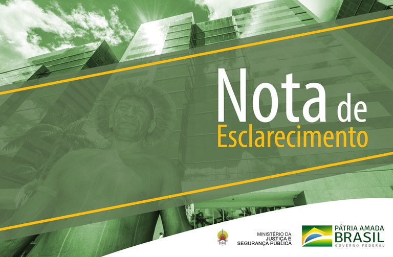 FUNAI: Nota de esclarecimento sobre matéria publicada no site Consultor Jurídico