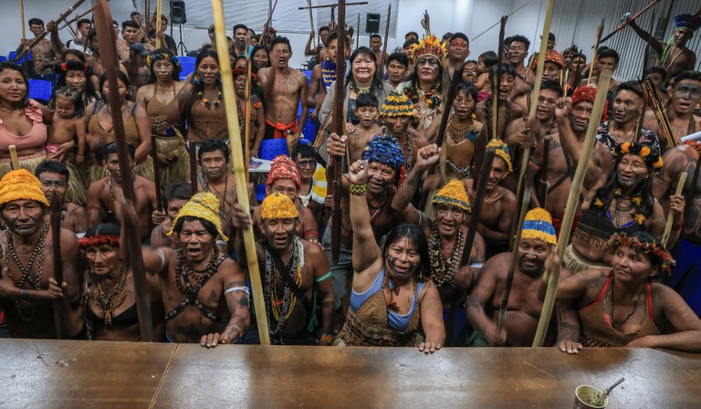 FUNAI: Abril Indígena: Funai recebe comitivas de povos Munduruku e Guarani Kaiowá, em Brasília