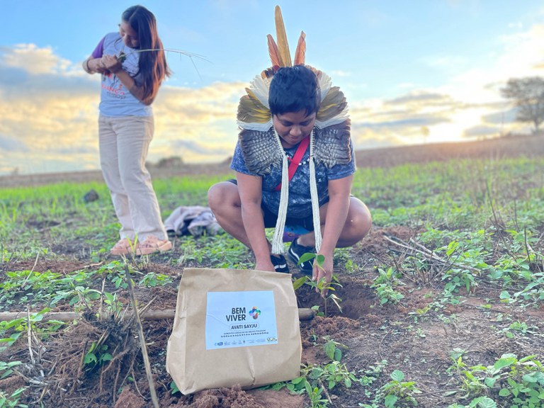 MDHC: Bem Viver+ promove debates e ações de recuperação ambiental e alimentação sustentável em aldeias indígenas do MS