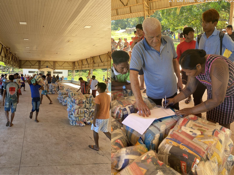 MPI: Governo Federal inicia entrega de cestas de alimentos na Terra Indígena Kayapó