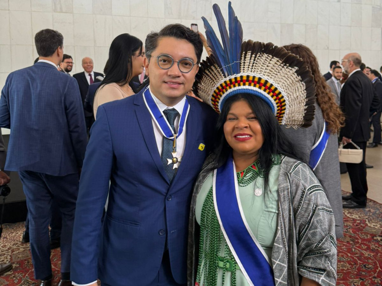 MPI: Sonia Guajajara e Eloy Terena recebem Ordem de Rio Branco em cerimônia no Itamaraty