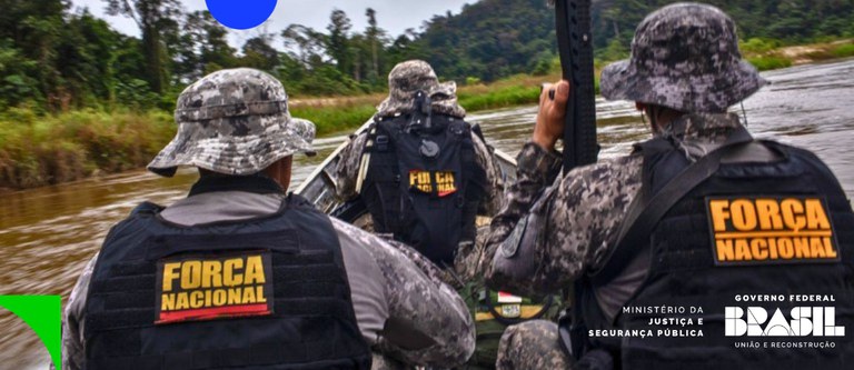 MJSP: Força Nacional participa de operação contra garimpo ilegal na Terra Indígena Yanomami, em Roraima