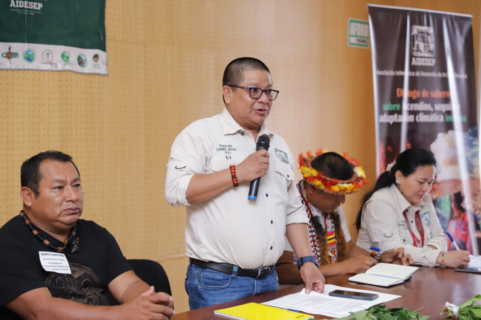 COICA: AIDESEP fortalece las iniciativas territoriales frente a incendios y sequías en el Perú