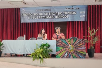 MPF: Criação de comitê de gestão da Bacia do Tapajós é tema de audiência pública do MPF e do MPPA, em Santarém (PA)