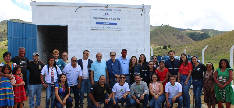 MINISTÉRIO DA SAÚDE: Ministério da Saúde entrega duas Estações de Tratamento de Água a mais de 2 mil indígenas Maxakali em MG