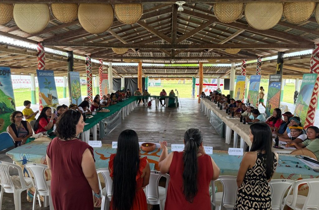 CIR: MULHERES INDÍGENAS DEBATEM PARTICIPAÇÃO NA COP 30 NO I ENCONTRO REALIZADO NO LAGO DO CARACARANÃ