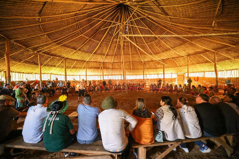 FUNAI: Funai acompanha visita de presidente do STF à Terra Indígena Yanomami, em Roraima