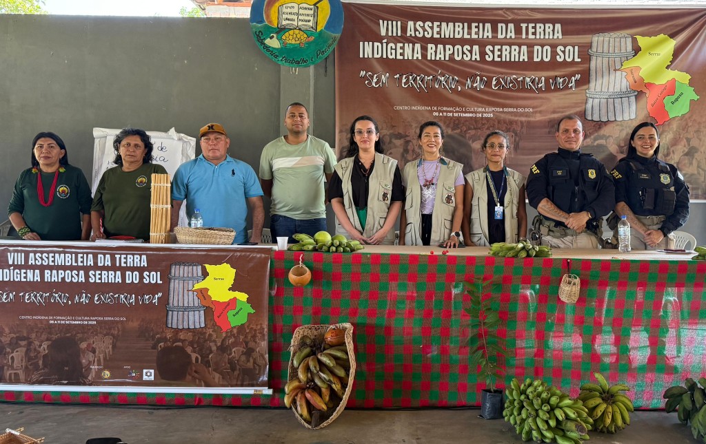 CIR: INSTITUIÇÕES GOVERNAMENTAIS PARTICIPAM DA VIII ASSEMBLEIA DA T.I RAPOSA SERRA DO SOL E DISCUTEM COMBATE AO GARIMPO ILEGAL