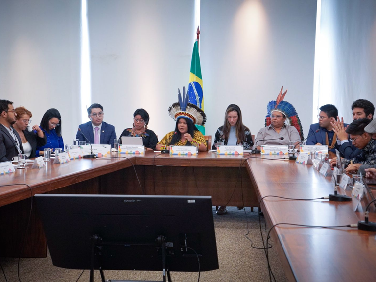 MPI: Em café com jornalistas, a Ministra Sonia Guajajara apresenta ações do MPI para a COP30