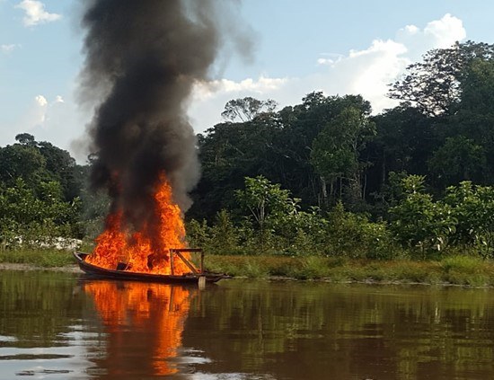 FUNAI: Operação articulada pela Funai, Ibama, Exército e Polícia Federal desmonta rede de garimpo ilegal no Amazonas