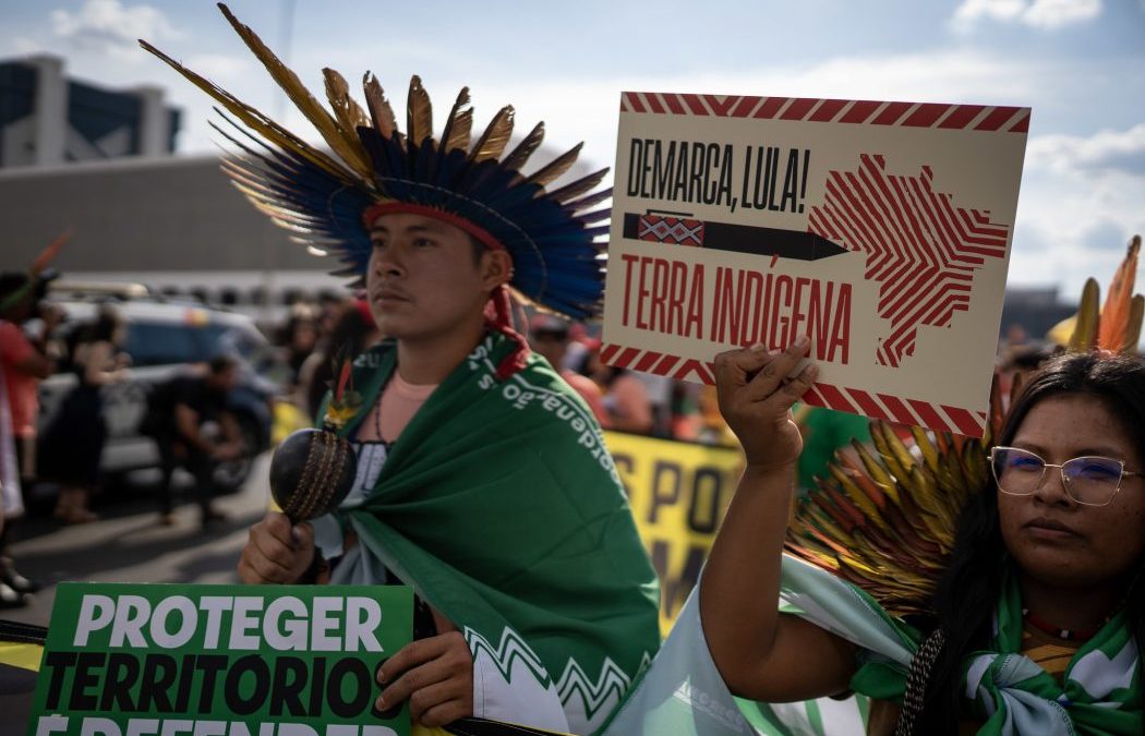 CIMI: Indígenas do Pernambuco e da Bahia estão na capital federal para cobrar demarcações e inconstitucionalidade da Lei 14.701