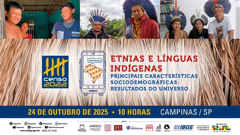 RADIO YANDÊ: IBGE divulga dados inéditos sobre Etnias e Línguas Indígenas do Censo 2022 e promove oficina de capacitação em Campinas (SP)