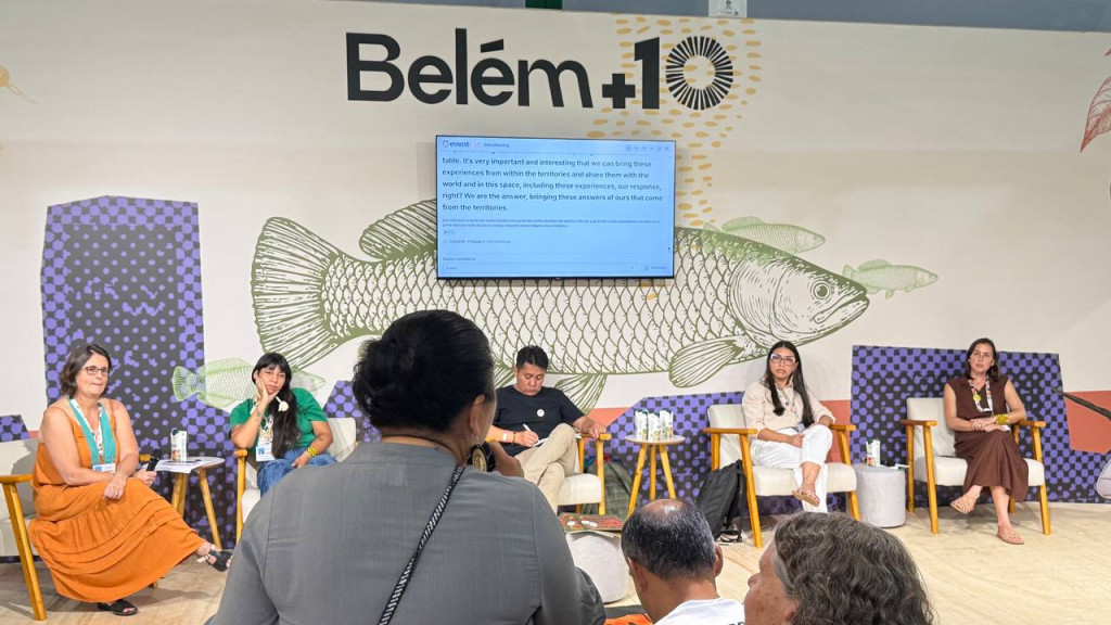 CIR: CIR NA COP 30: DEPARTAMENTO DE GESTÃO TERRITORIAL AMBIENTAL E MUDANÇAS CLIMÁTICAS, PARTICIPA DE PAINEL POVOS INDÍGENAS E INICIATIVAS DE ADAPTAÇÃO CLIMÁTICA NO BRASIL