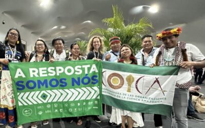 COICA: DESDE LOS TERRITORIOS, COICA PONE A LA AMAZONÍA EN EL CENTRO DE LA ACCIÓN CLIMÁTICA GLOBAL