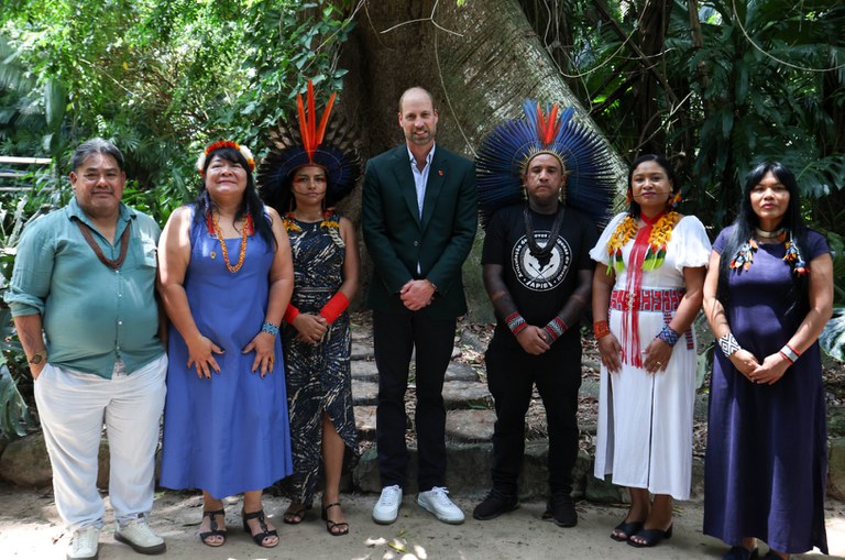 FUNAI: Presidenta da Funai destaca demarcação e proteção das terras indígenas em encontro com o príncipe William