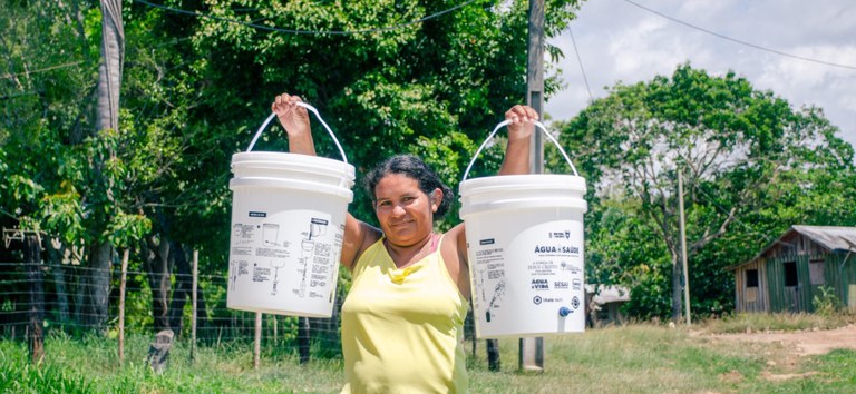 SAÚDE: Ministério da Saúde distribui filtros que eliminam agentes causadores de doenças em aldeias indígenas