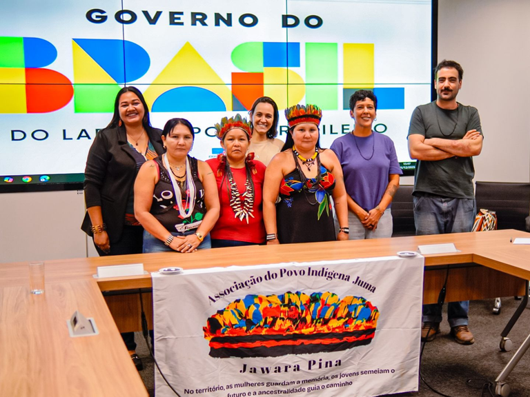 MPI: Representantes do povo Juma trazem demandas territoriais a Brasília
